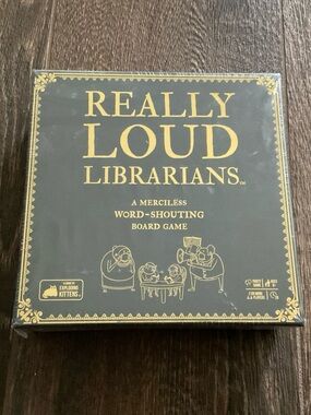 Really Loud Librarians Board Game - Black & Gold